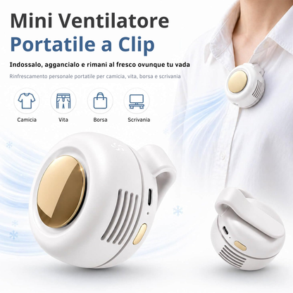 Mini Ventilatore a Clip