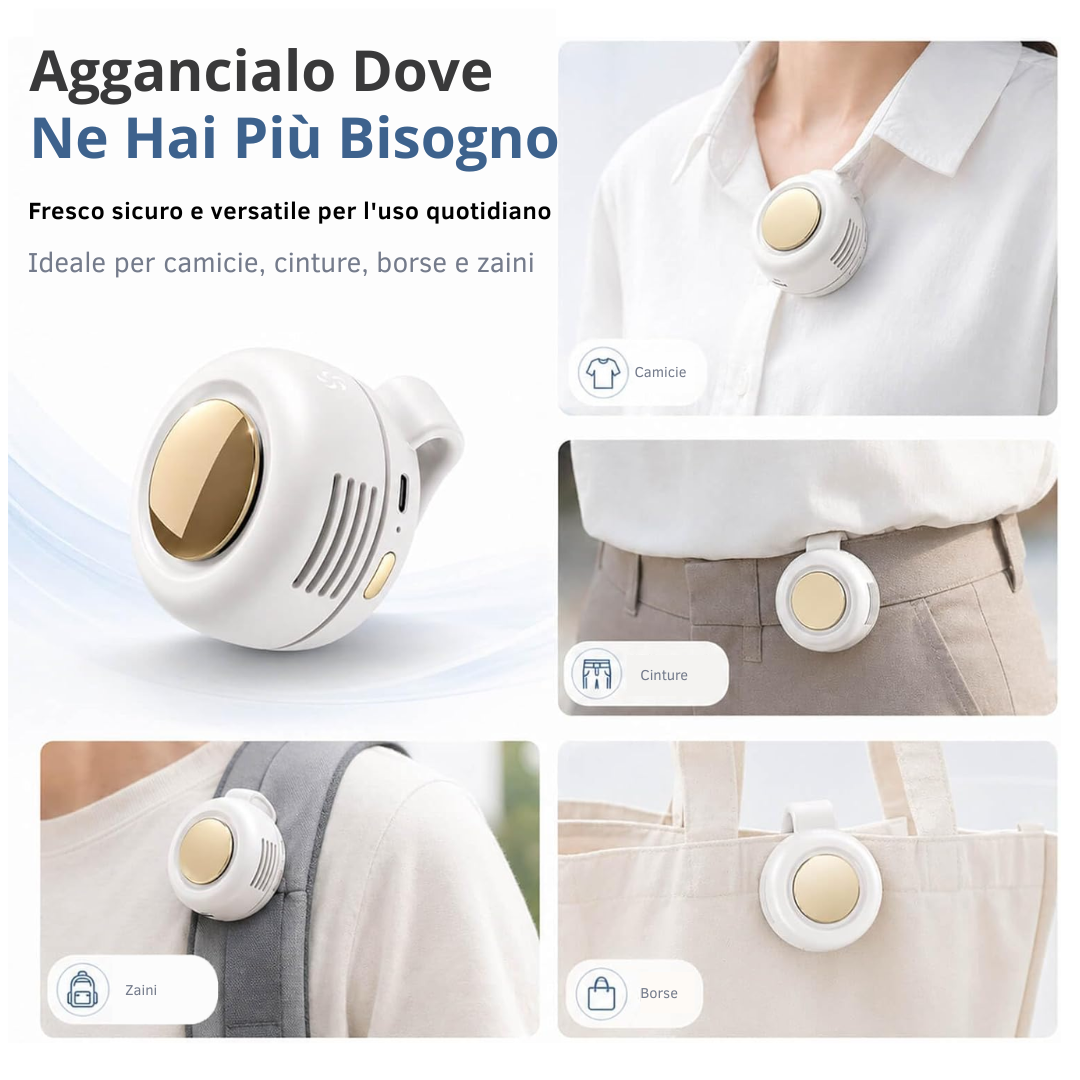 Mini Ventilatore a Clip