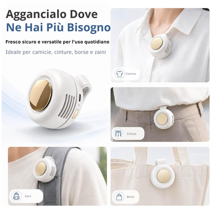 Mini Ventilatore a Clip