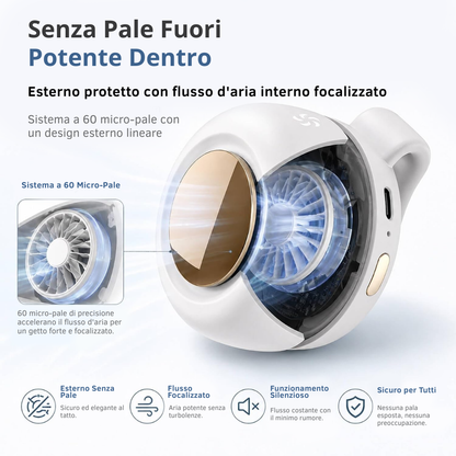 Mini Ventilatore a Clip